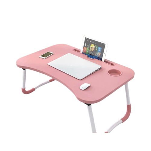 MULTIFUNCTIONAL FOLDABLE LAPTOP STAND BREAKFAST TRAY STANDING DESK WITH CUP HOLDER